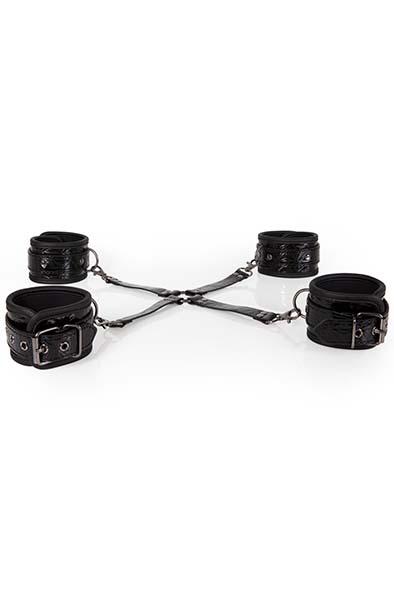 Diabolique Black Hog-Tie With Cuffs - Hogtie 2