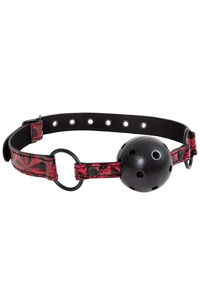 Diabolique Dark Ball Gag Red - Gag ball 1