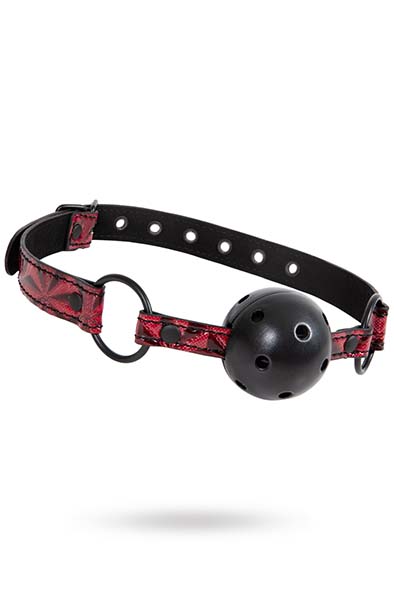 Diabolique Dark Ball Gag Red - Gag ball 2