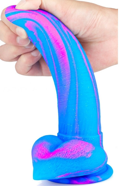Dildo Banadick Blue-Pink 21cm - Drachen-Dildo 2