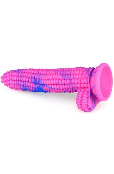 Dildo Corn Pink-Blue 20 cm - Drachen-Dildo 2