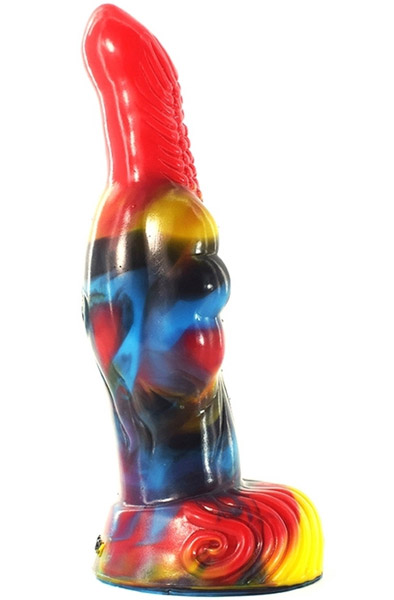 Dildo Freki Multicolour 28 cm - Drachen-Dildo 1
