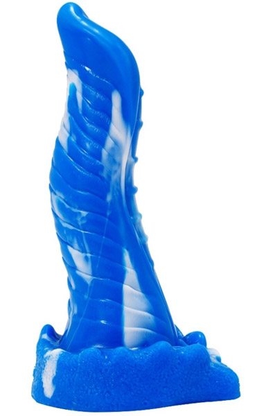 Dildo Lizard Blue-White 23 cm - Drachen-Dildo 1