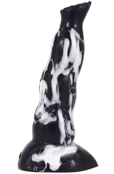 Dildo Lupkal Black-White 24 cm - Drachen-Dildo 1