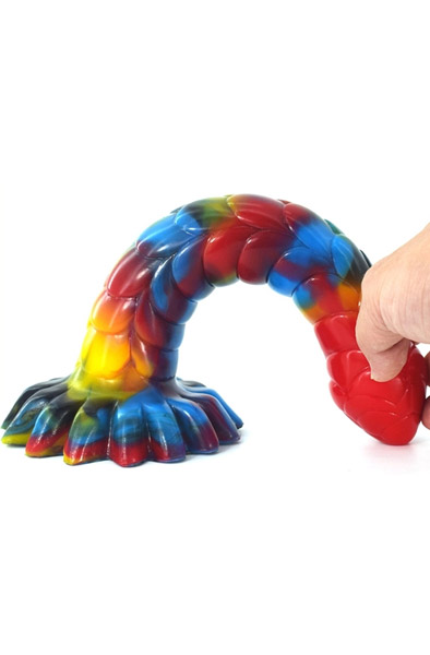 Dildo Nagal Multicolour 25 cm - Drachen-Dildo 2