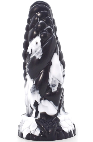Dildo Pythor Black-White 23 cm - Drachen-Dildo 2