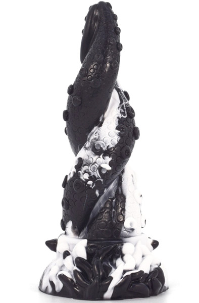 Dildo Tentamix Black-White 20 cm - Monster dildo 2