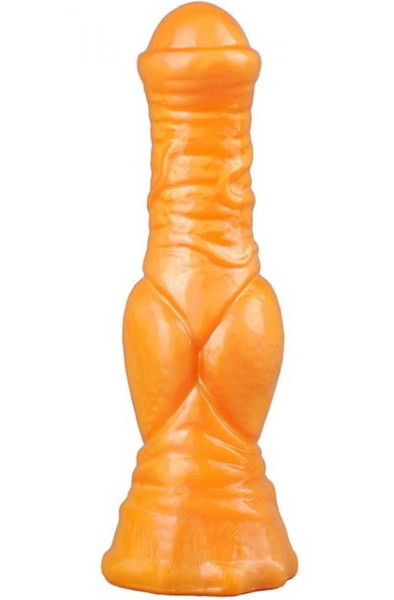 Dildo Wolf Orange 21 cm - Drachen-Dildo 1