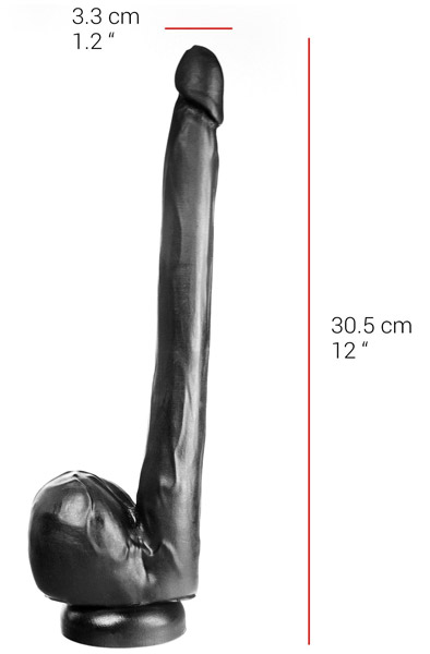 Dildorama 515 Black Line Black 30,5cm - Dildo 2