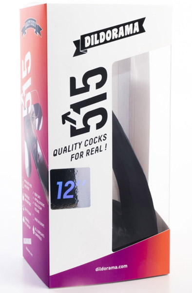 Dildorama 515 Black Line Black 30,5cm - Dildo 3