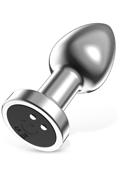 Dimpor Vibrating Chrome Anal Plug Medium - Vibrierender Analplug 3