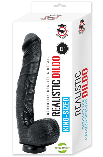 Dinoo King-Size Cock Curved Black 30,5cm - XL Dildo 3