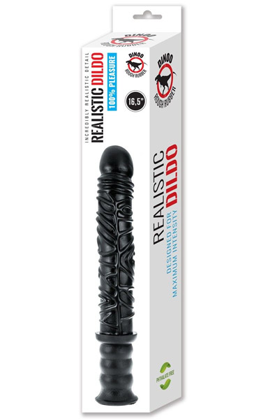 Dinoo King-Size Damocles Black 42 cm - Anal dildo 3