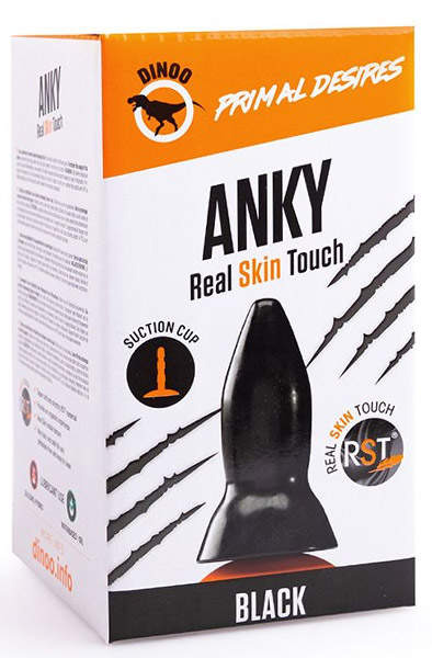 Dinoo Primal Anky Black 21 cm - XL Buttplug 3