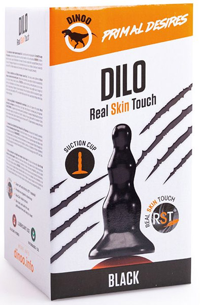 Dinoo Primal Dilo Black 22,5 cm - XL Buttplug 3