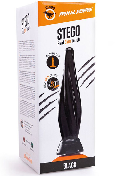 Dinoo Primal Stego Black 33 cm - XL Buttplug 3