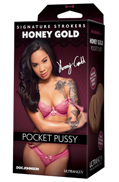 Doc Johnson Honey Gold Pocket Pussy - Vagina-Masturbator 1