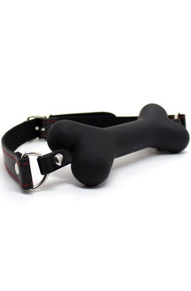 Dog Gag Black - Knebel 1