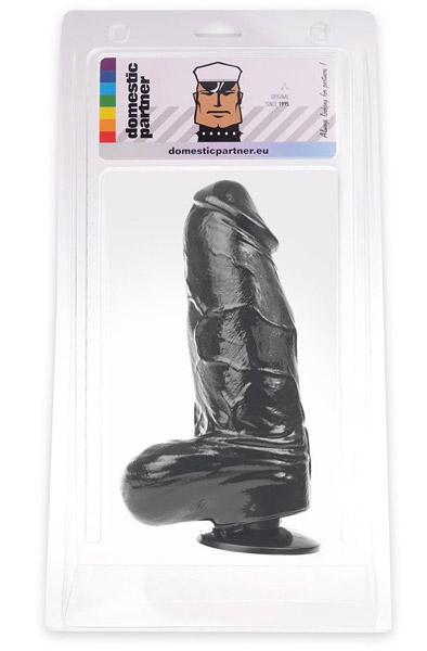 Domestic Partner Panzer XL Black 29,5cm - Extra dicker Anal-Dildo 3