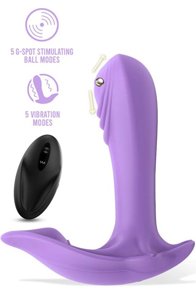 Donnyel Panty Vibe With G-spot Ball & Remote Control - G-Punkt-Vibrator 1