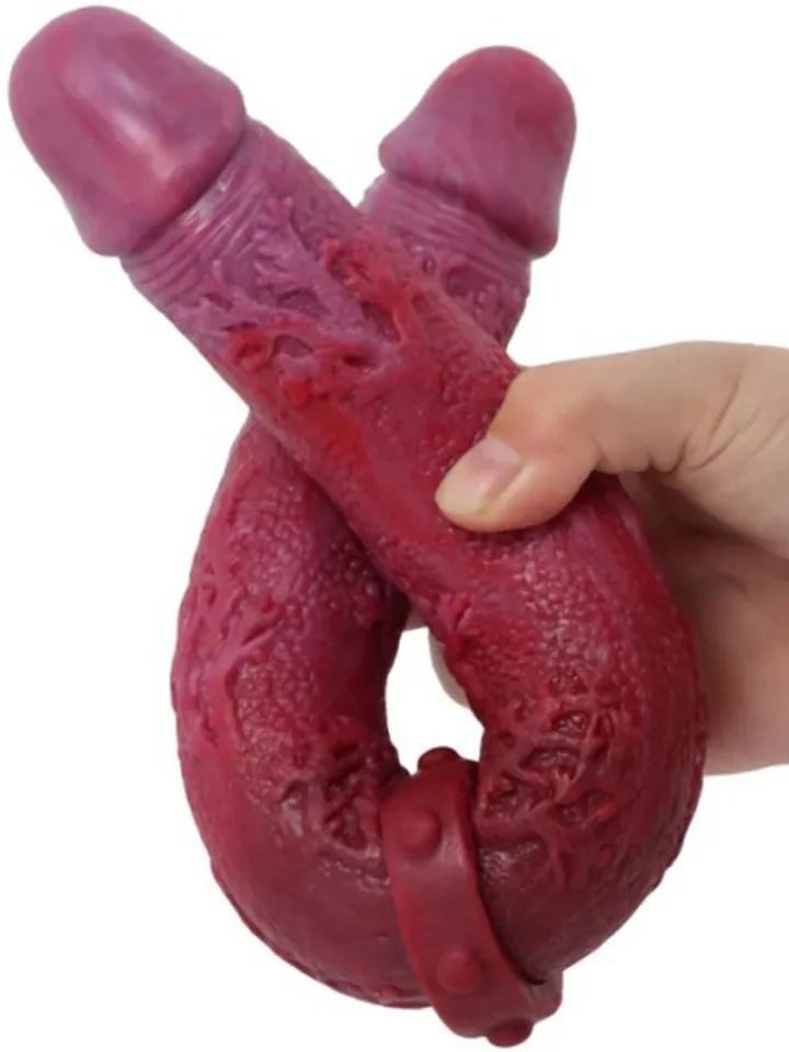 Double Dildo Freak 38 cm - Dragon dildo 4