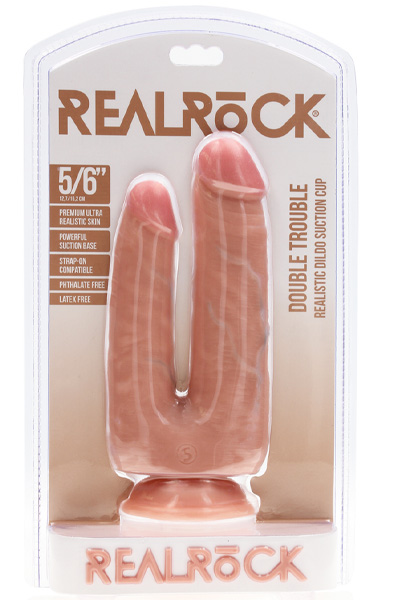 Double Trouble Dildo 12,7 / 15,2 cm - Doppel-Dildo 5