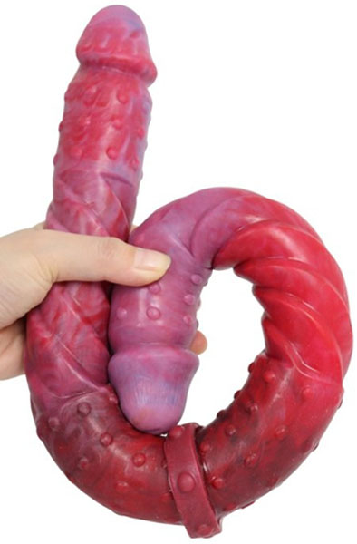 DoublePlayz Double Dildo Duo Twist 53 cm - Doppel-Dildo 3