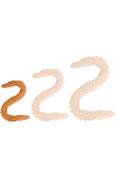 DoublePlayz Double Dildo Scolop Orange 40 cm - Extra langer Anal-Dildo 1