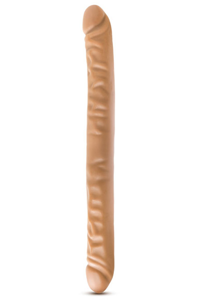 Dr Skin Double Dildo Mocha 46 cm - Doppel-Dildo 1