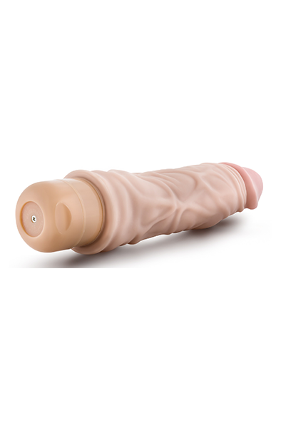 Dr. Skin Cock Vibe 10 Beige 21,5 cm - Vibrierender Dildo 3