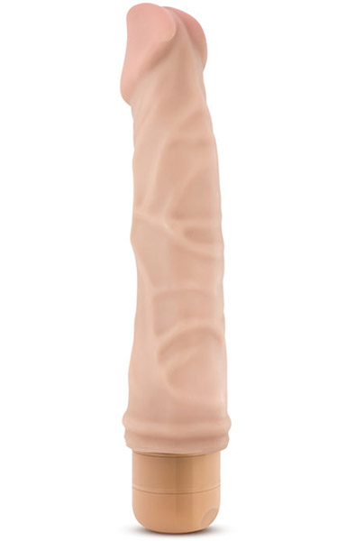 Dr. Skin Cock Vibe 6 Beige 23 cm - Vibrierender Dildo 2