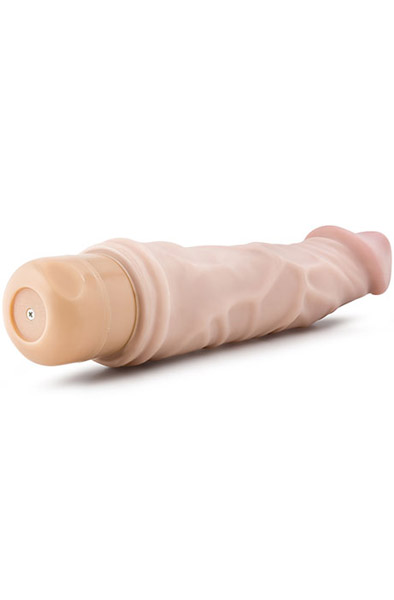 Dr. Skin Cock Vibe 6 Beige 23 cm - Vibrierender Dildo 3