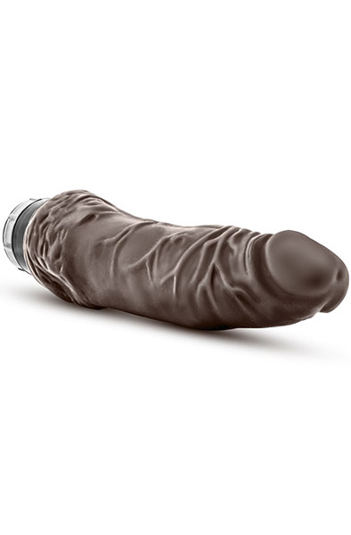 Dr. Skin Cock Vibe 7 Chocolate 21,5 cm - Vibrierender Dildo 2
