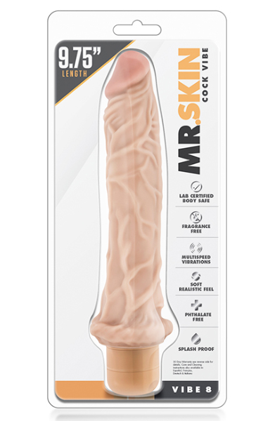 Dr. Skin Cock Vibe 8 25cm - Vibrierender Dildo 2