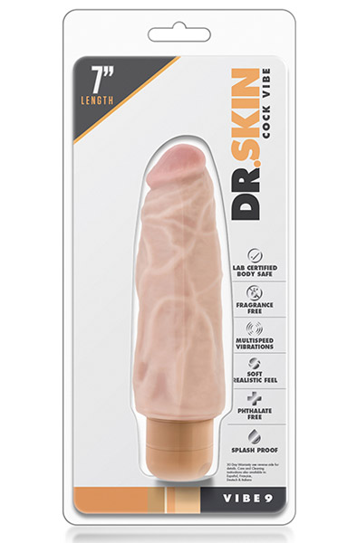 Dr. Skin Cock Vibe Vibe 9 17,5 cm - Vibrierender Dildo 3