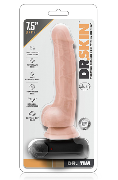 Dr. Skin Vibrating Cock 19cm - Vibrierender Dildo 2