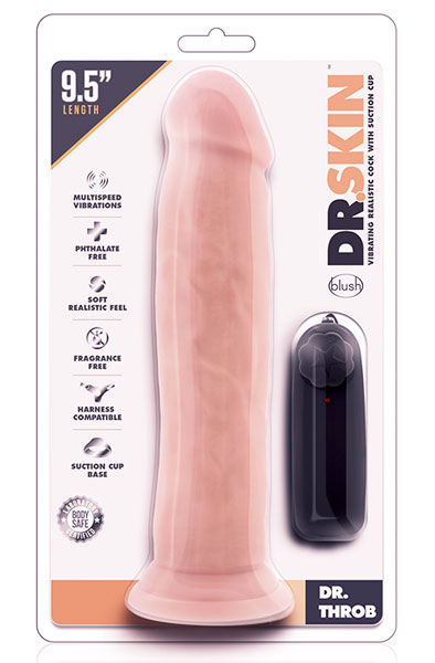 Dr. Throb Vibrating Cock 24cm - Vibrierender Dildo 2