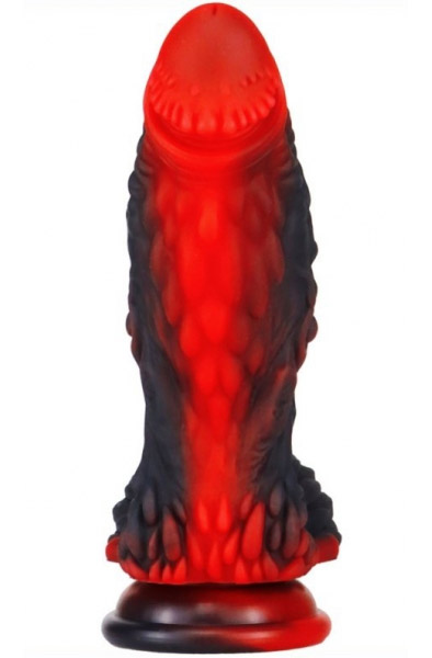 Dragon Dildo Yong Black-Red 20 cm - Drachen-Dildo 1