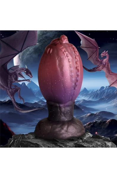 Dragon Hatch Silicone Egg Large - Extra dicker Analplug 4