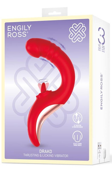 Drako Vibe With Thrusting & Licking Tongue - Vibrator 6
