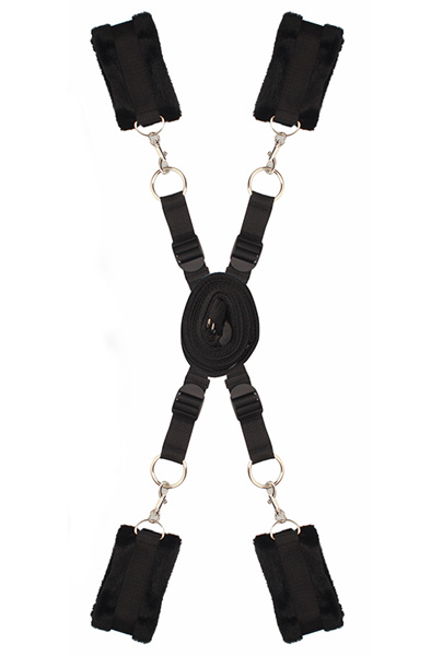 Dream Toys Blaze Bed Restraint Set - Wrist & ankle cuffs 2