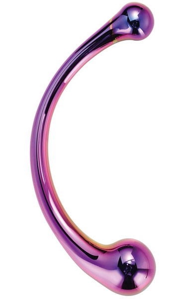 Dream Toys Glamour Glass Curved Big Wand - Glas-Dildo 1