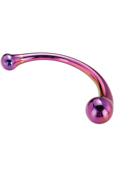 Dream Toys Glamour Glass Curved Big Wand - Glas-Dildo 2