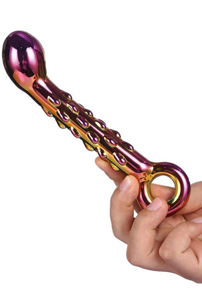 Dream Toys Glamour Glass Ribbed G-spot Dildo - Glas-Dildo 2