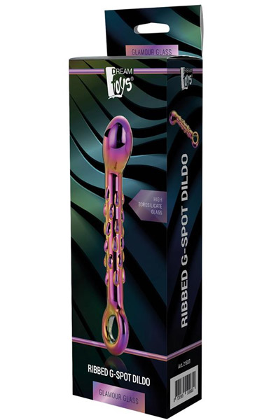 Dream Toys Glamour Glass Ribbed G-spot Dildo - Glas-Dildo 3