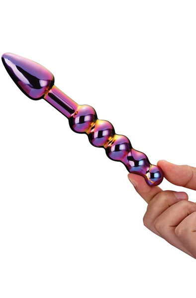 Dream Toys Glamour Glass Ridged Anal Dildo - Glas-Dildo 2