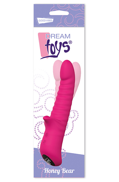 Dream Toys Honey Bear Magenta 21,5 cm - Vibrator 2