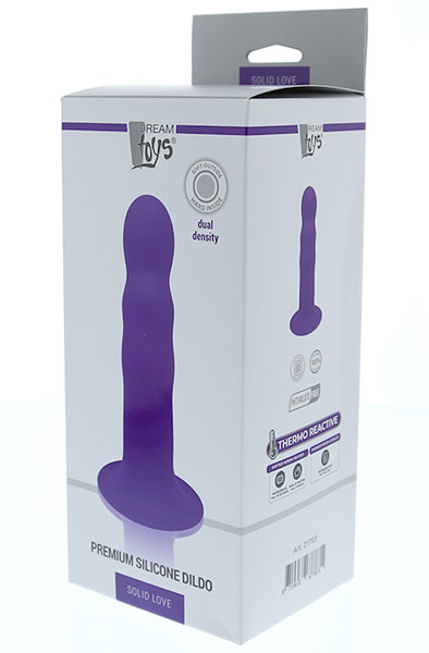 Dream Toys Premium Ribbed Dildo Purple - Dildo 2