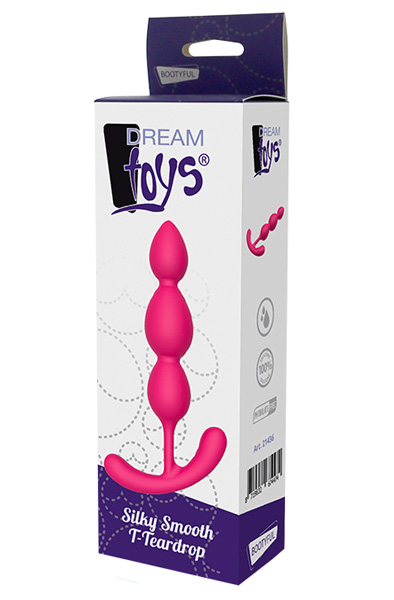 Dream Toys Silky Smooth T-teardrop - Analplug 2