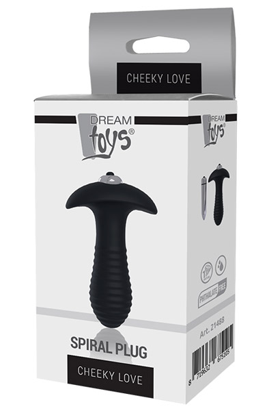 Dream Toys Single Speed Spiral Plug - Vibrierender Analplug 2